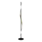 Eglo Gulvlampe Conaprato Stål Brushed Messing, Sort 20W 2500lm - 827-840-865 CCT | Dæmpbar
