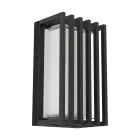 Eglo Vægbelysning Genovese Aluminium Sort 10W 1050lm - 865 Dagslys | IP65
