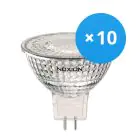 Fordelspakke 10x Noxion LED spot GU5.3 MR16 4.4W 345lm 60D - 830 varm hvid | dæmpbar - erstatter 35W