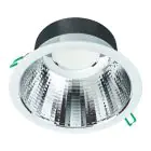 Philips LED downlight Coreline DN142B Aluminium Hvid 19.2W 2300lm 60D - 840 kold hvid | Udsnit 200mm - IP54 - UGR