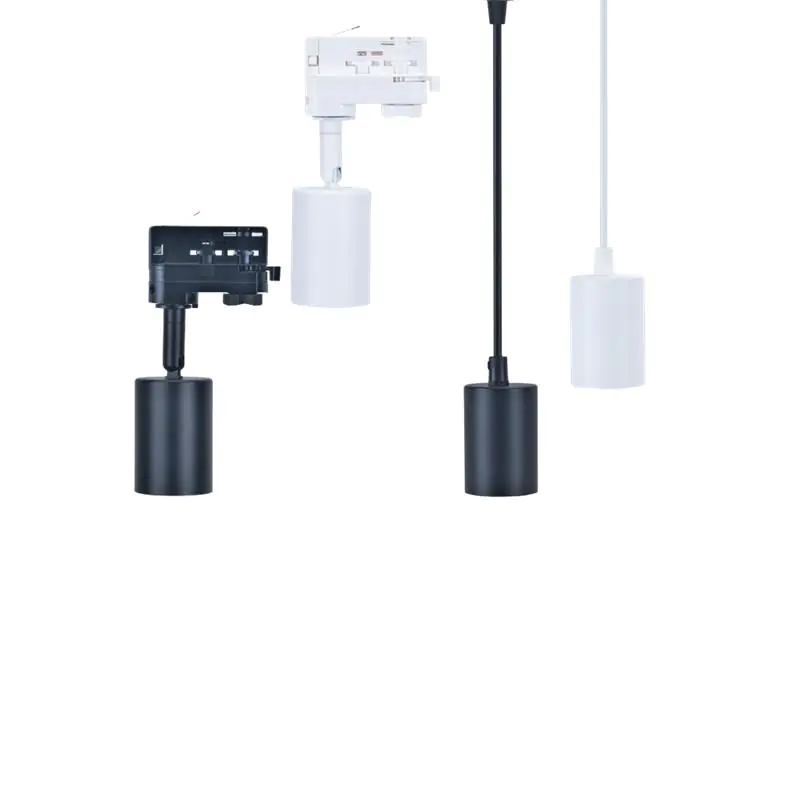 Noxion pendel- og spotlights til skinner GU10 Noxion pendel- og spotlights GU10 i sort og hvid
