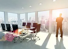 LED belysning til kontor
